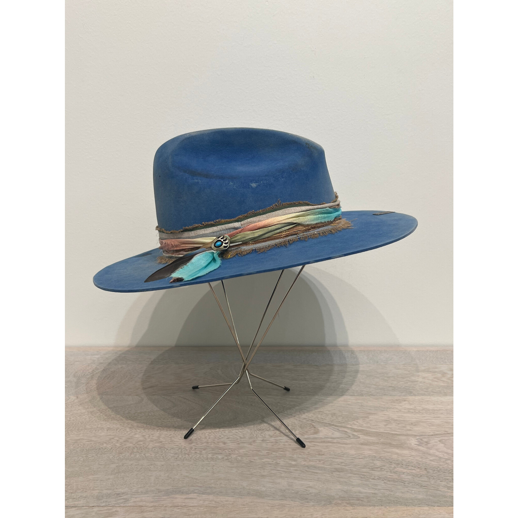 Demented Hat Co. Circa 1970 Blue Dyed Hat