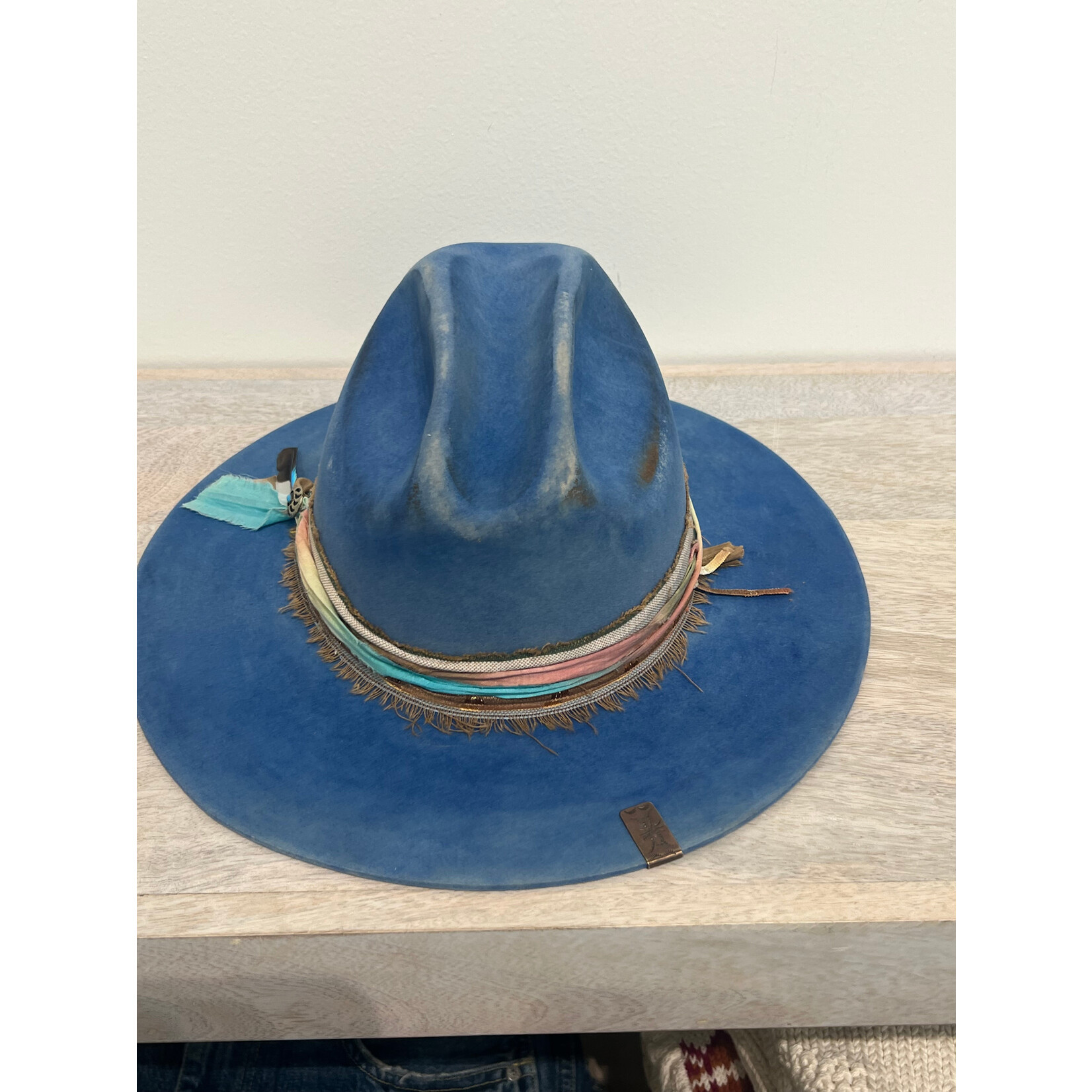 Demented Hat Co. Circa 1970 Blue Dyed Hat