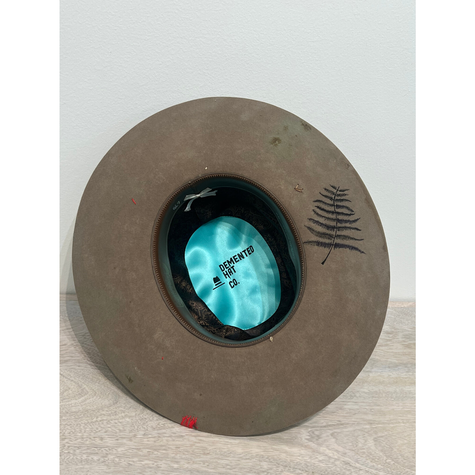 Demented Hat Co. Circa 1960 Stetson Toothpicks & Feather Hat