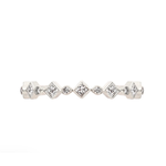 Sethi Couture 18k Princess & Round Cut Diamond Eternity Catherine Band