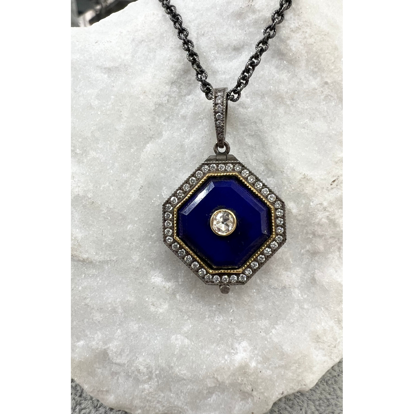 Arman Sarkisyan Lapis and Diamond Locket