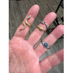 Arman Sarkisyan 18k and Twisted Diamond Snake Ring