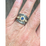 Arman Sarkisyan Mixed Metal Sapphire and Diamond Louisa Ring