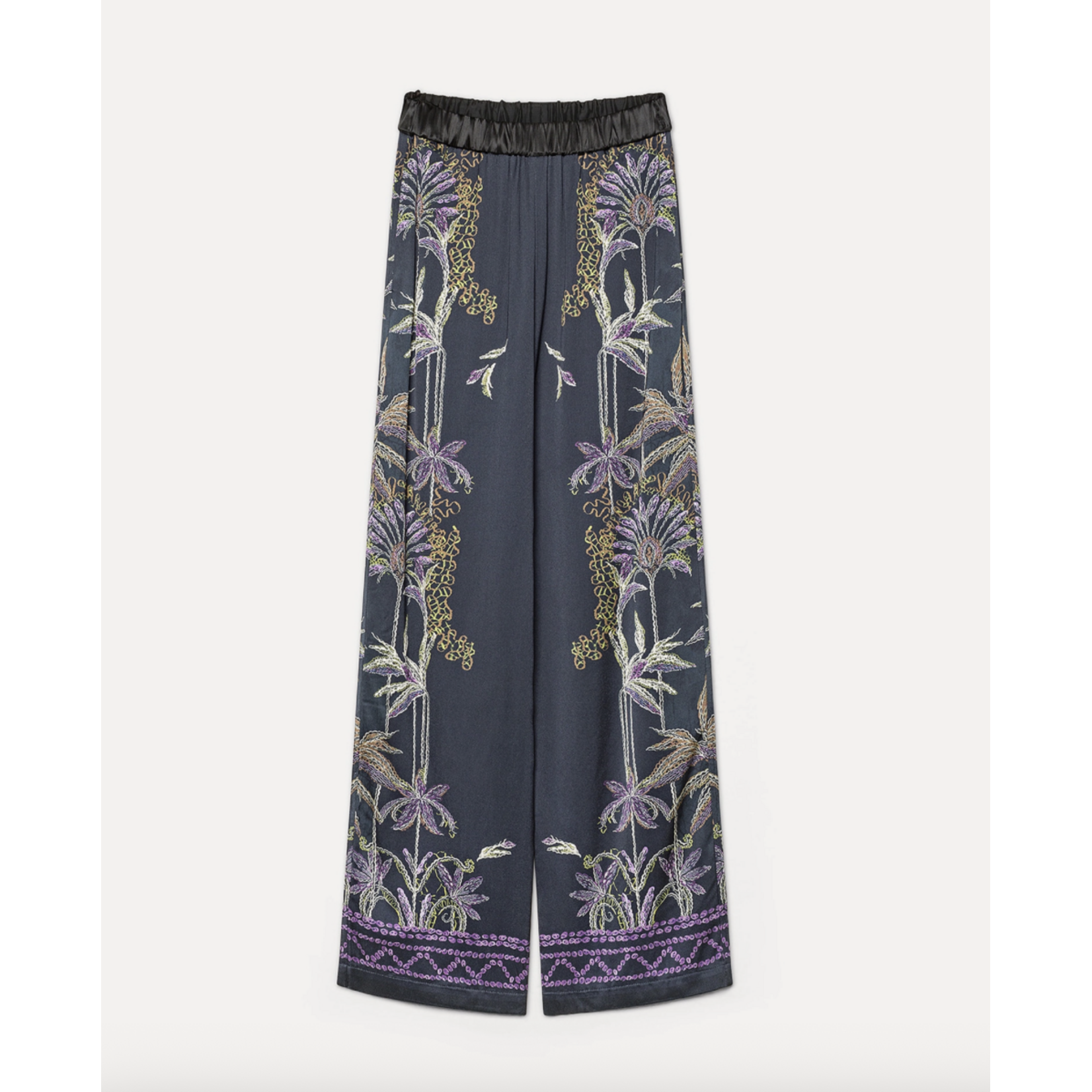Forte Forte "Sogni" Print Envers Satin Elasticated Pants