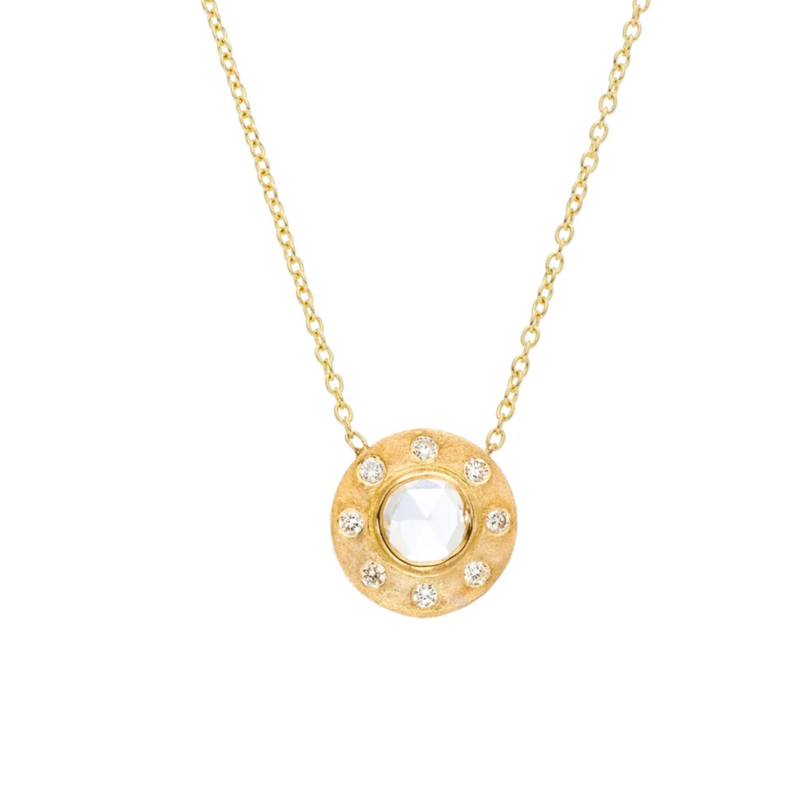 Sethi Couture 18k Dunes Classic White Diamond Necklace