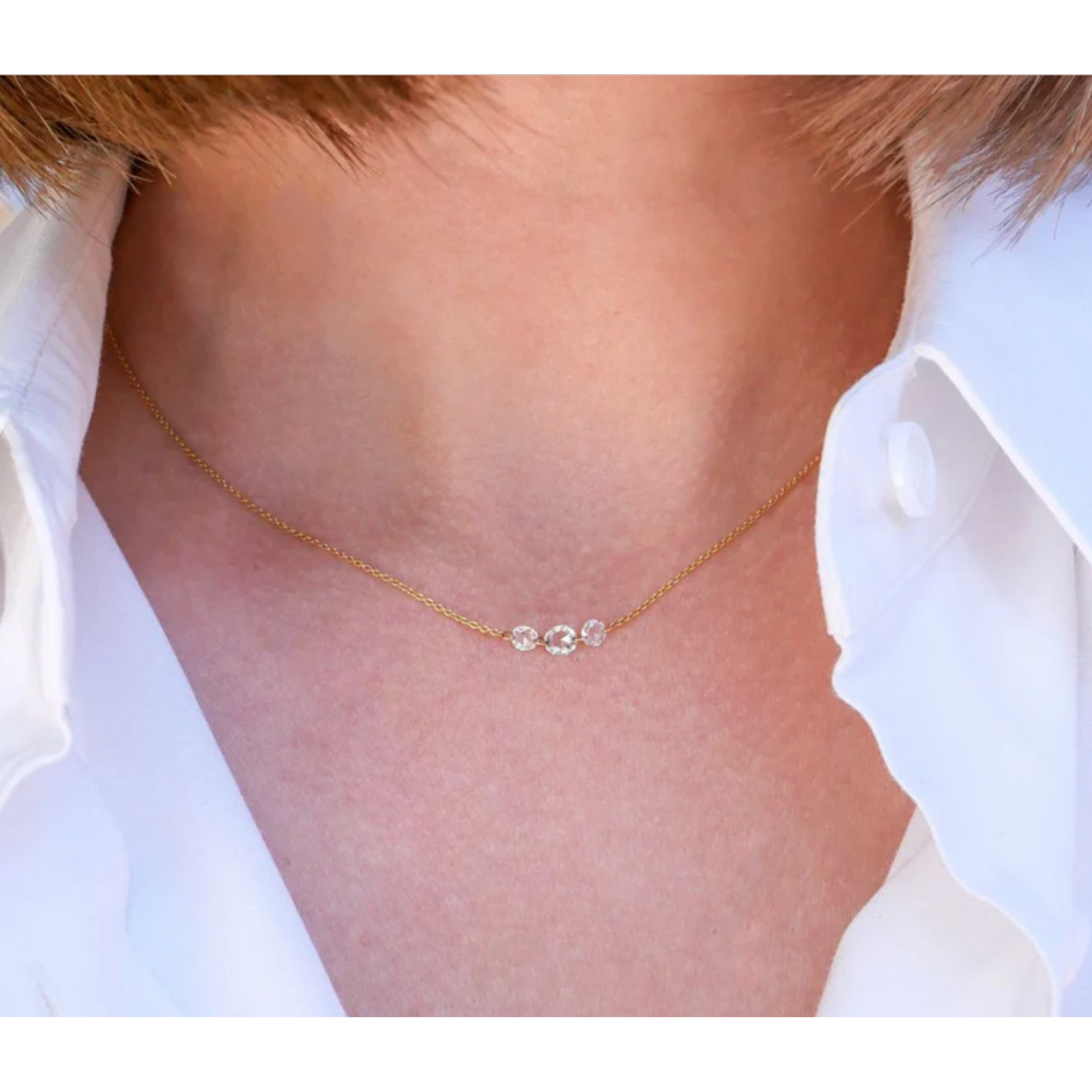 Sethi Couture 3 Diamond Cien Necklace