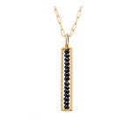 Sethi Couture 18k Yellow Gold and Black Diamond Pendant