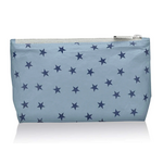Hi, Love Cosmetic Pouch - Lt Blue Shimmer Myriad Stars