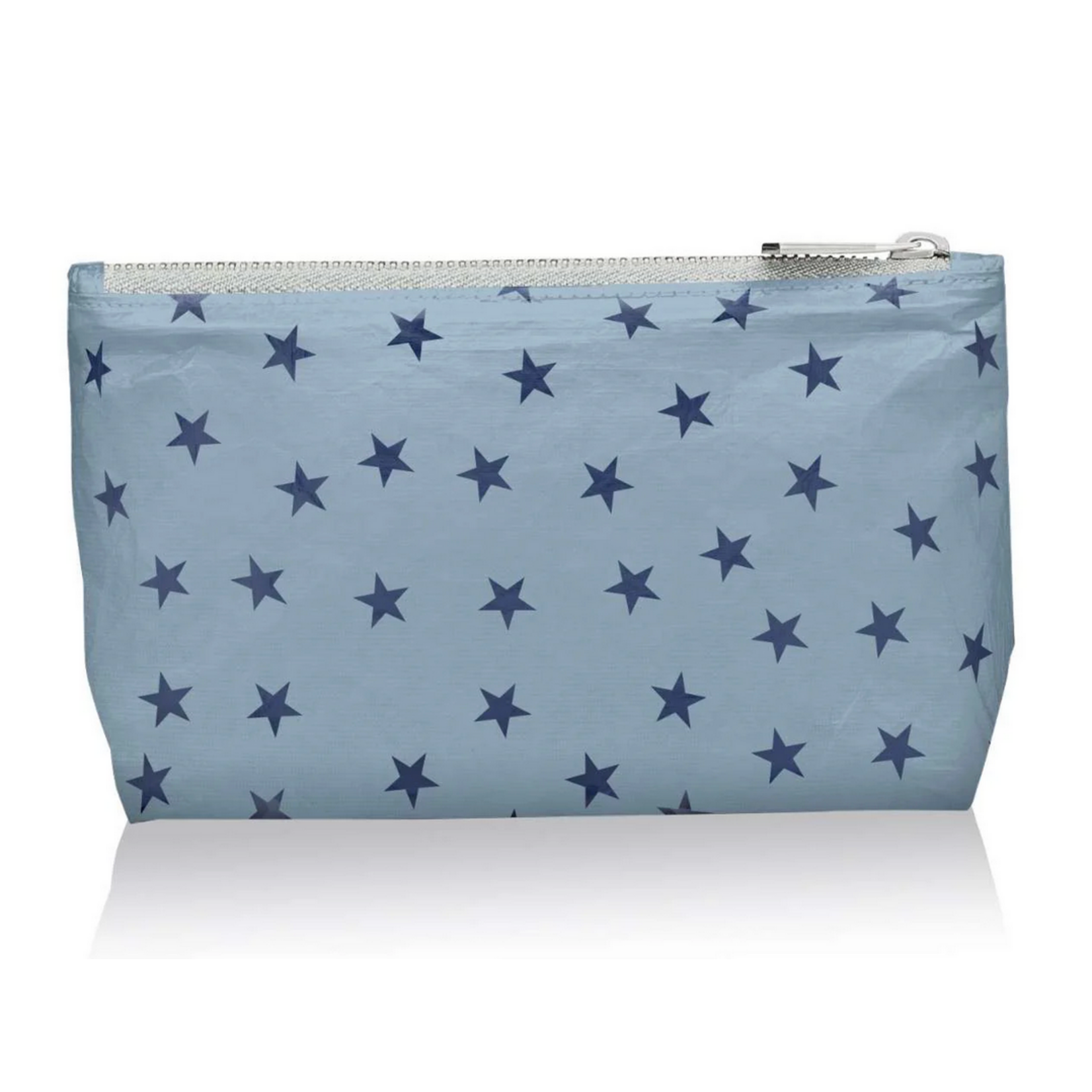 Hi, Love Cosmetic Pouch - Lt Blue Shimmer Myriad Stars