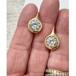 Andi Alyse 18K Yellow Gold Lab Diamond (2ct. each) Drop Earrings
