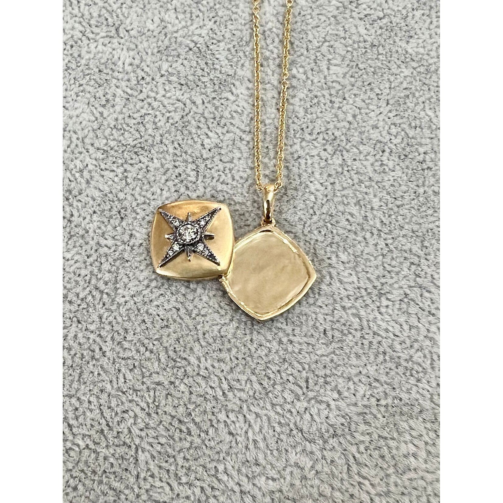 Arman Sarkisyan Diamond Starburst and 18k Gold Sliding Locket
