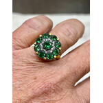 Arman Sarkisyan 22k and Tsavorite Cupcake Ring with Diamonds