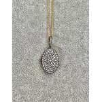 Arman Sarkisyan Pave Diamond Oval Locket, 22k & SIlver