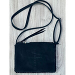 Cindy Kirk Victoria - Black Nubuck w/Black Stitching