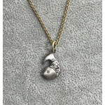 Kelly O'Donovan Fortunate Fish Pendant Charm, Sterling Silver and 14k