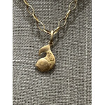 Kelly O'Donovan Fortunate Fish Charm Pendant, 18k