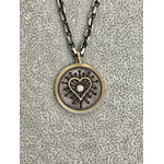Kelly O'Donovan Radiate Love Medallion, 14k and Silver