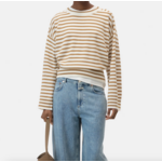 Closed Striped Crew Neck Long Sleeve