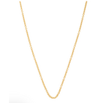 Sethi Couture 18k Yellow Gold Small Oval Link Chain - 16"