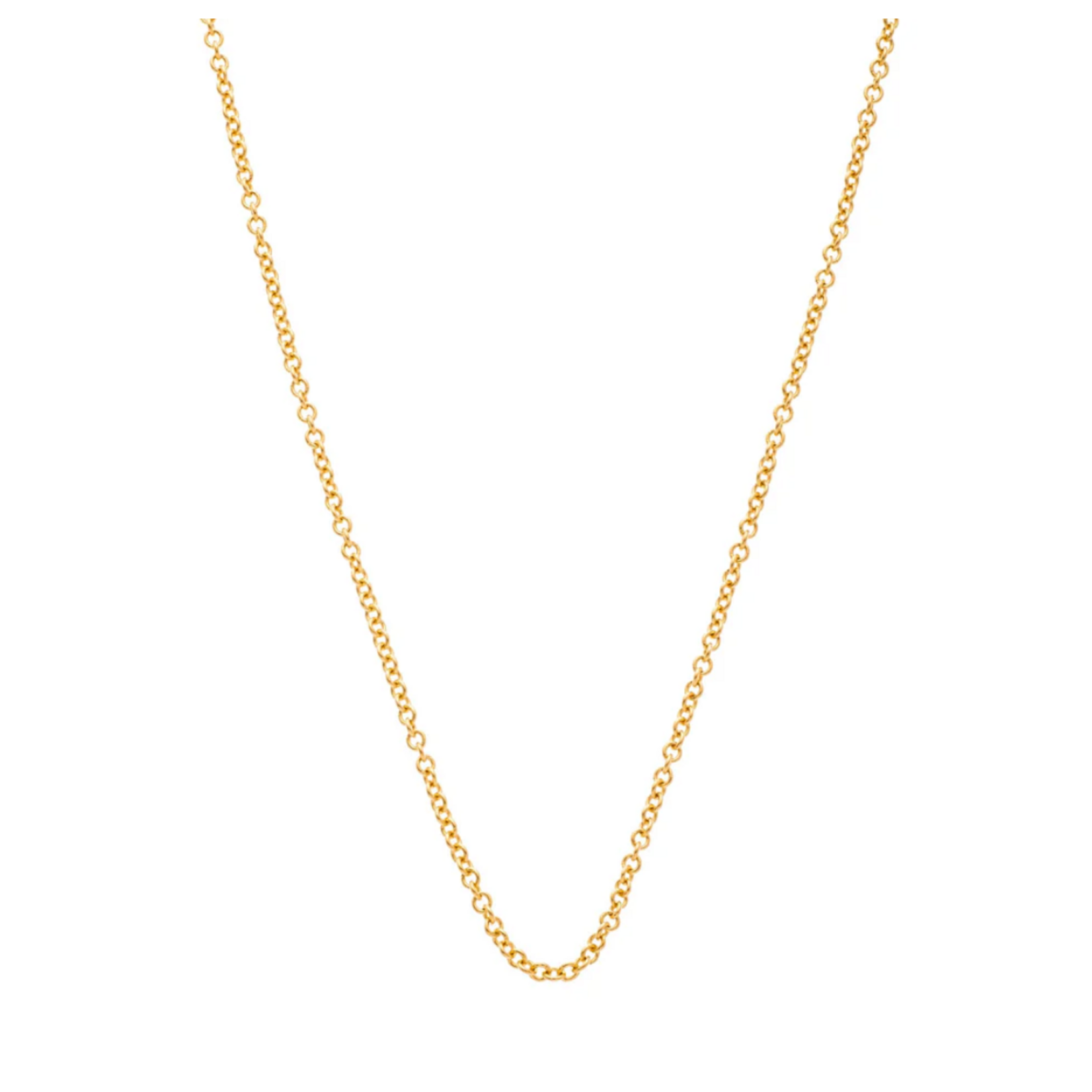 Sethi Couture 18k Yellow Gold Small Oval Link Chain - 18"