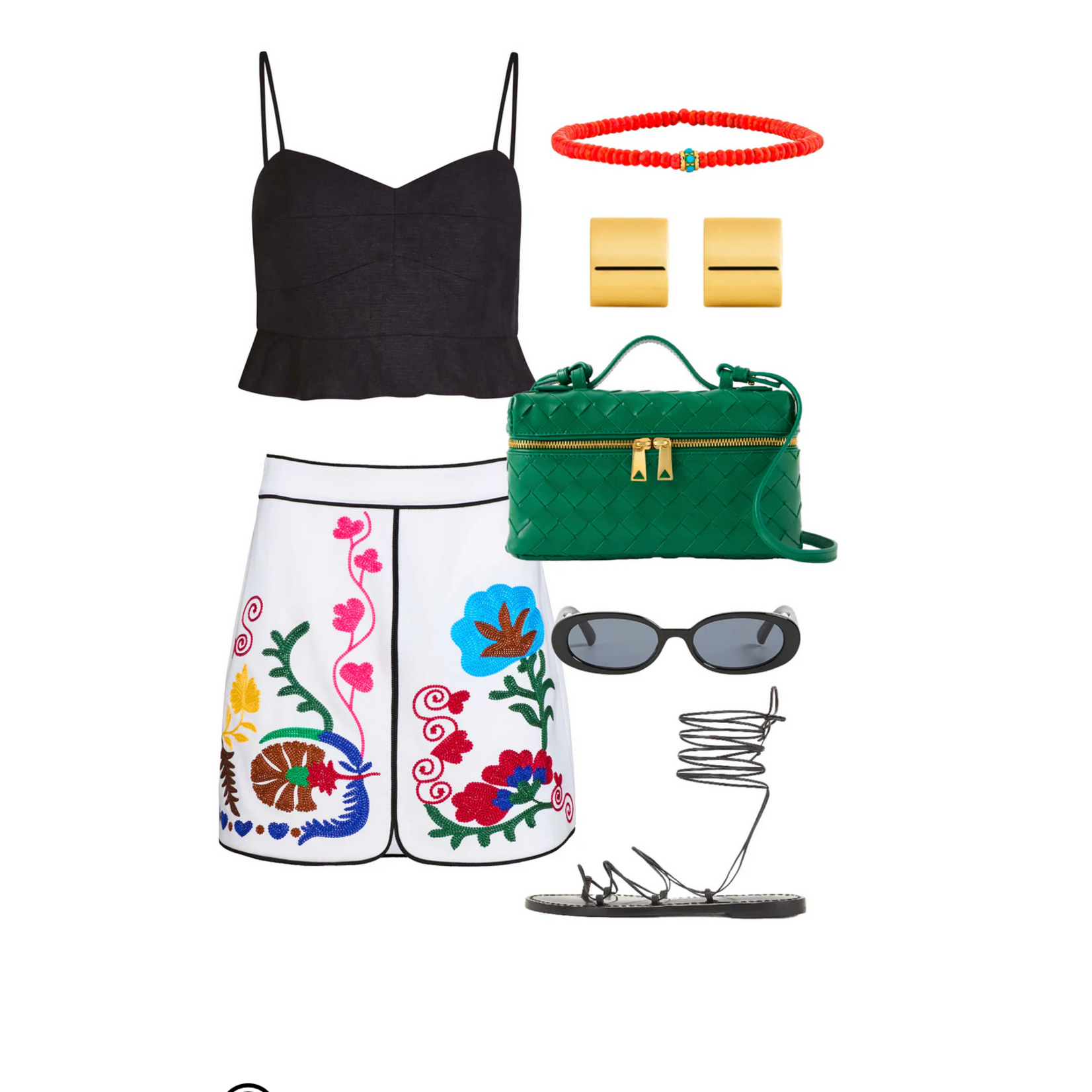 Hunter Bell Dottie Mini Skirt