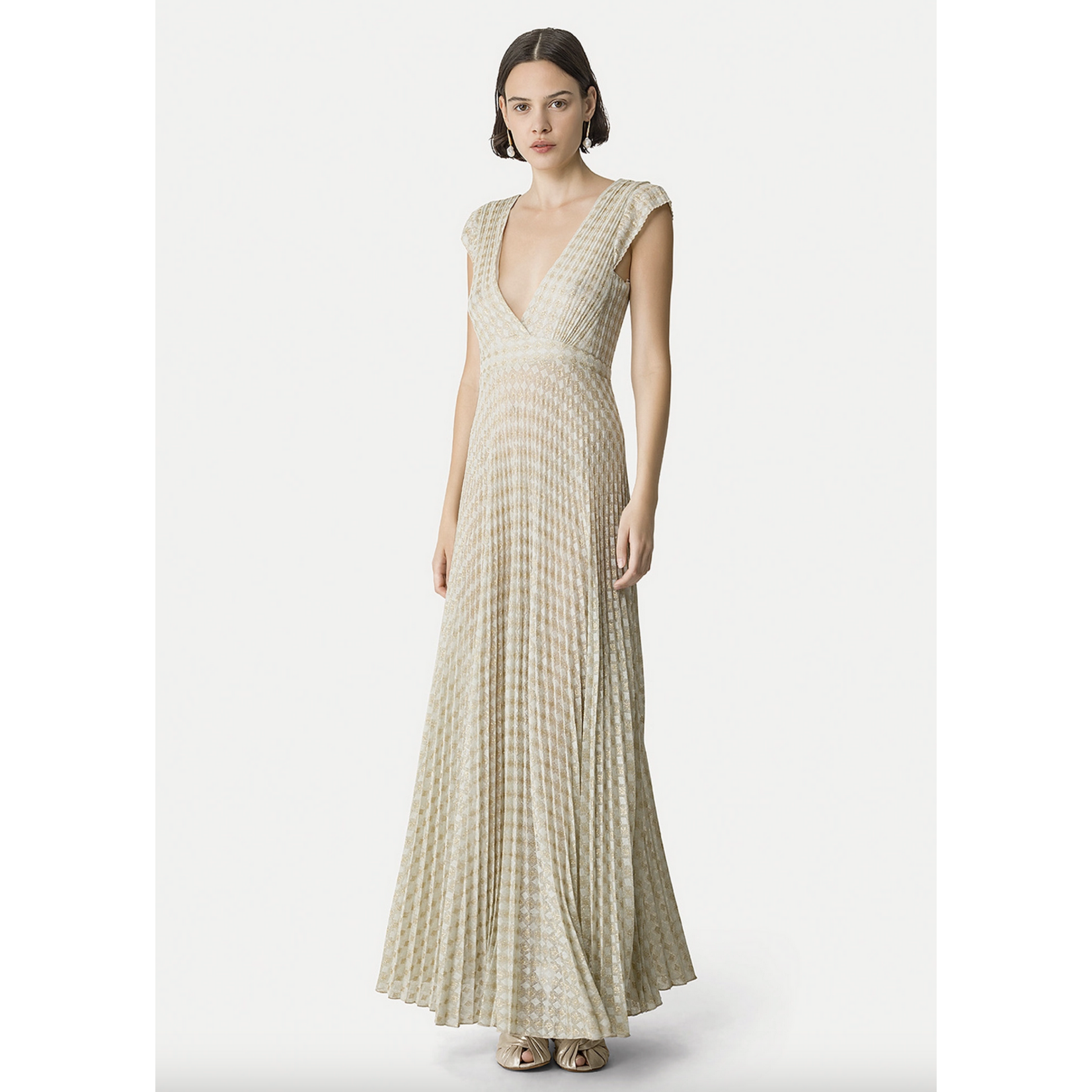 Forte Forte Diamond Jersey Plisse Dress