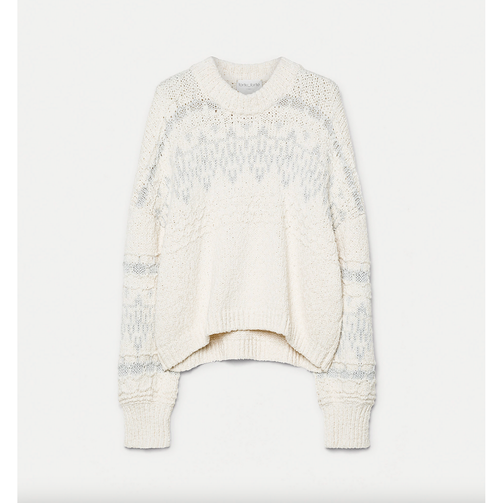 Forte Forte Cotton Flake Jacquard Sweater