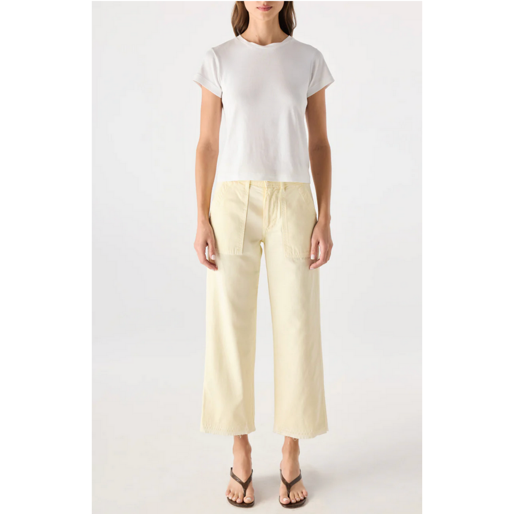 AMO Easy Army Slouch Crop