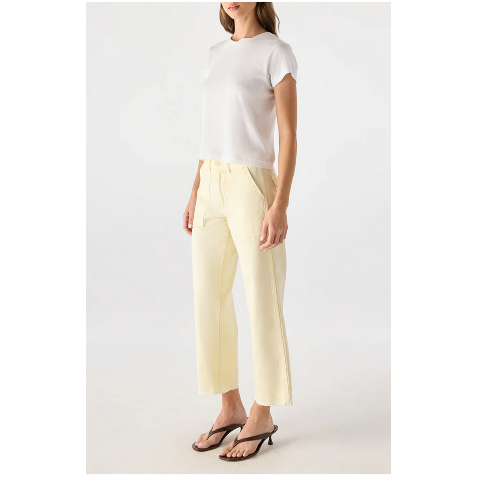 AMO Easy Army Slouch Crop