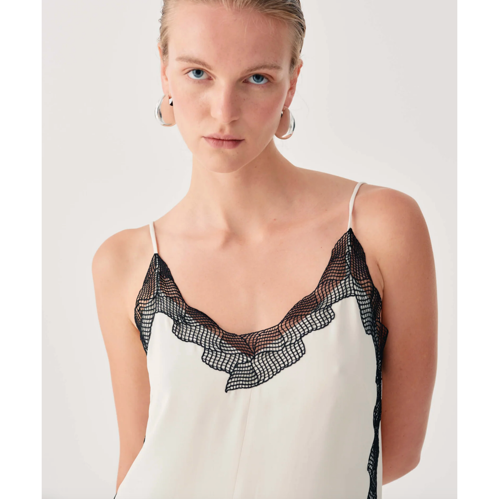 Beatrice Long Dress with Lace