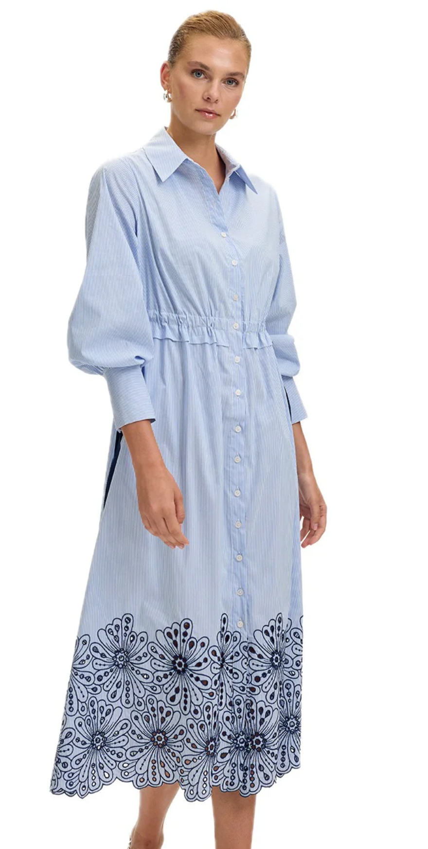 wilhelmina off the shoulder long sleeve dress HOUSE OF CB Wilhelmina Ash Green Off Shoulder Dress Luxe by Kan
