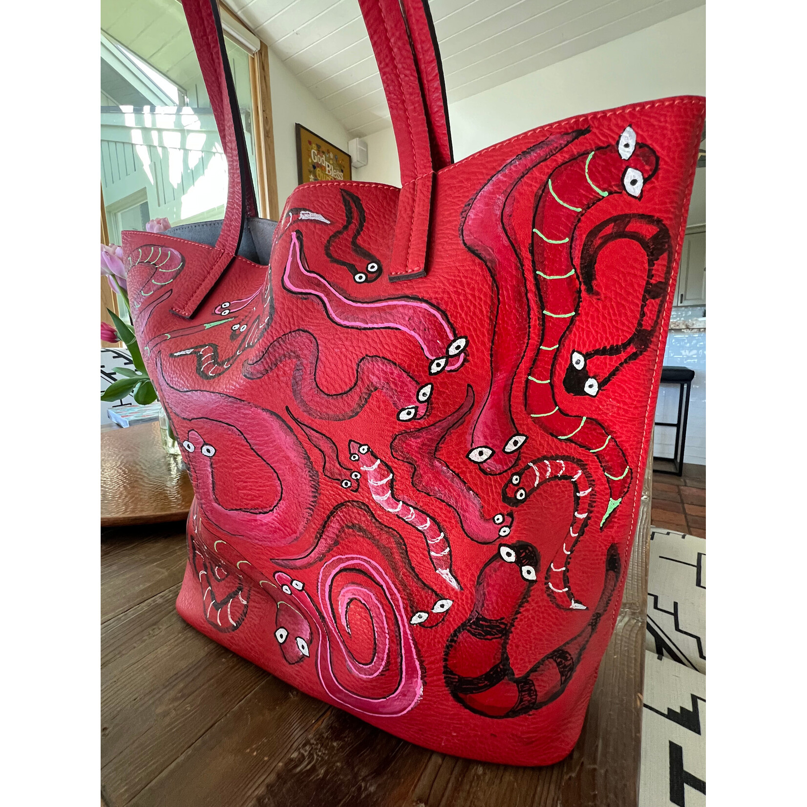 Kelly O'Donovan Snakey Snakes Tote