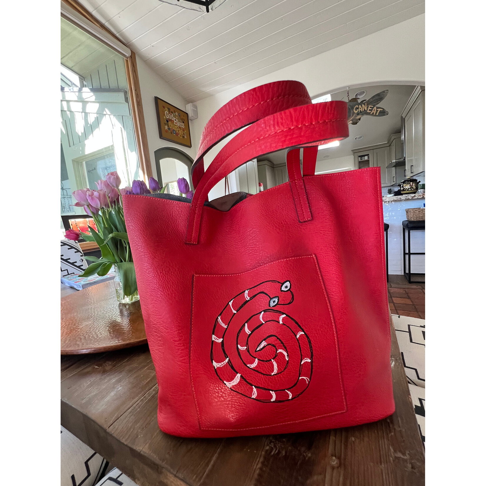 Kelly O'Donovan Snakey Snakes Tote