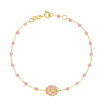 Gigi Clozeau Madone Resin Classic Gigi Bracelet, Blush
