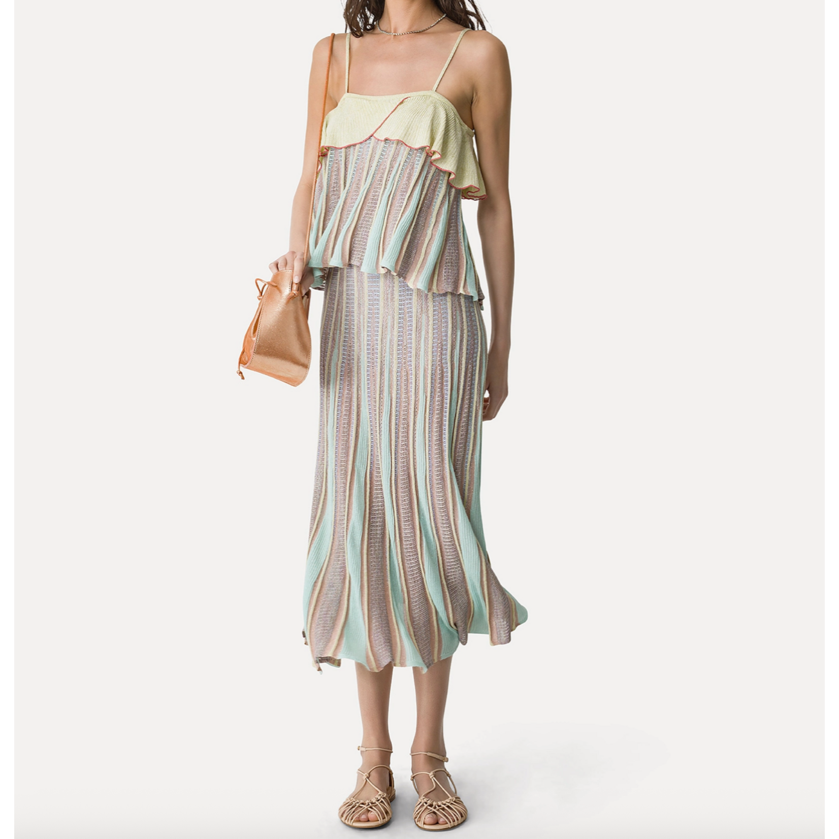 Forte Forte "Les Foiles" Intarsia Skirt