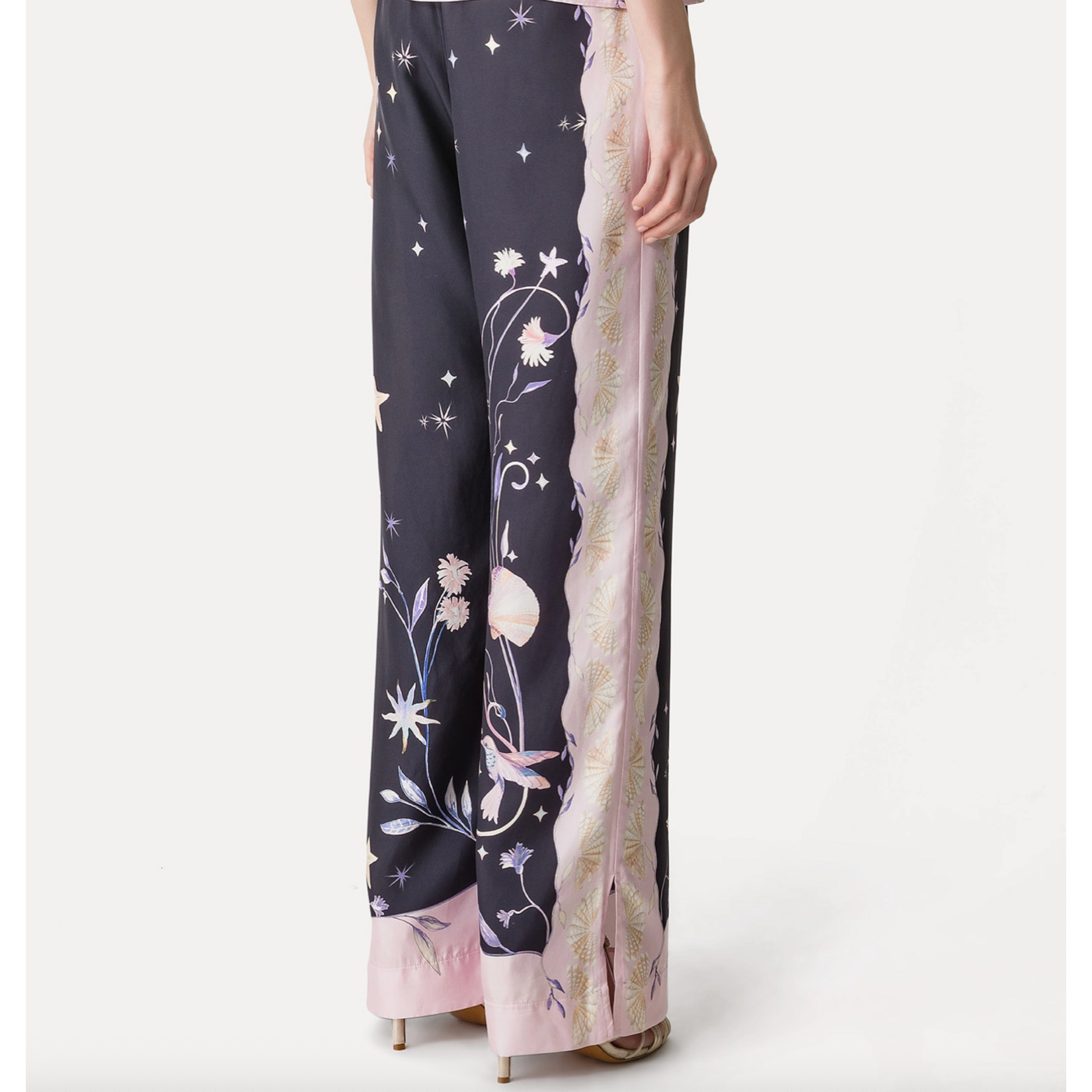 Forte Forte "Deliverance" Print Twill Stretch Trousers