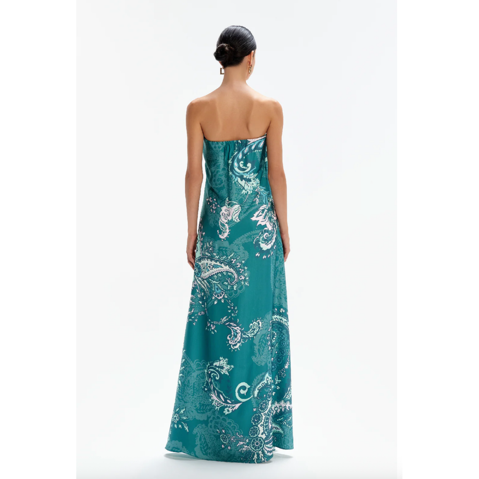 Especia Solanum Paisley Long Dress