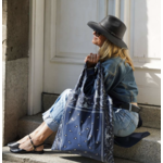 Hi, Love Carryall Tote Navy Bandana