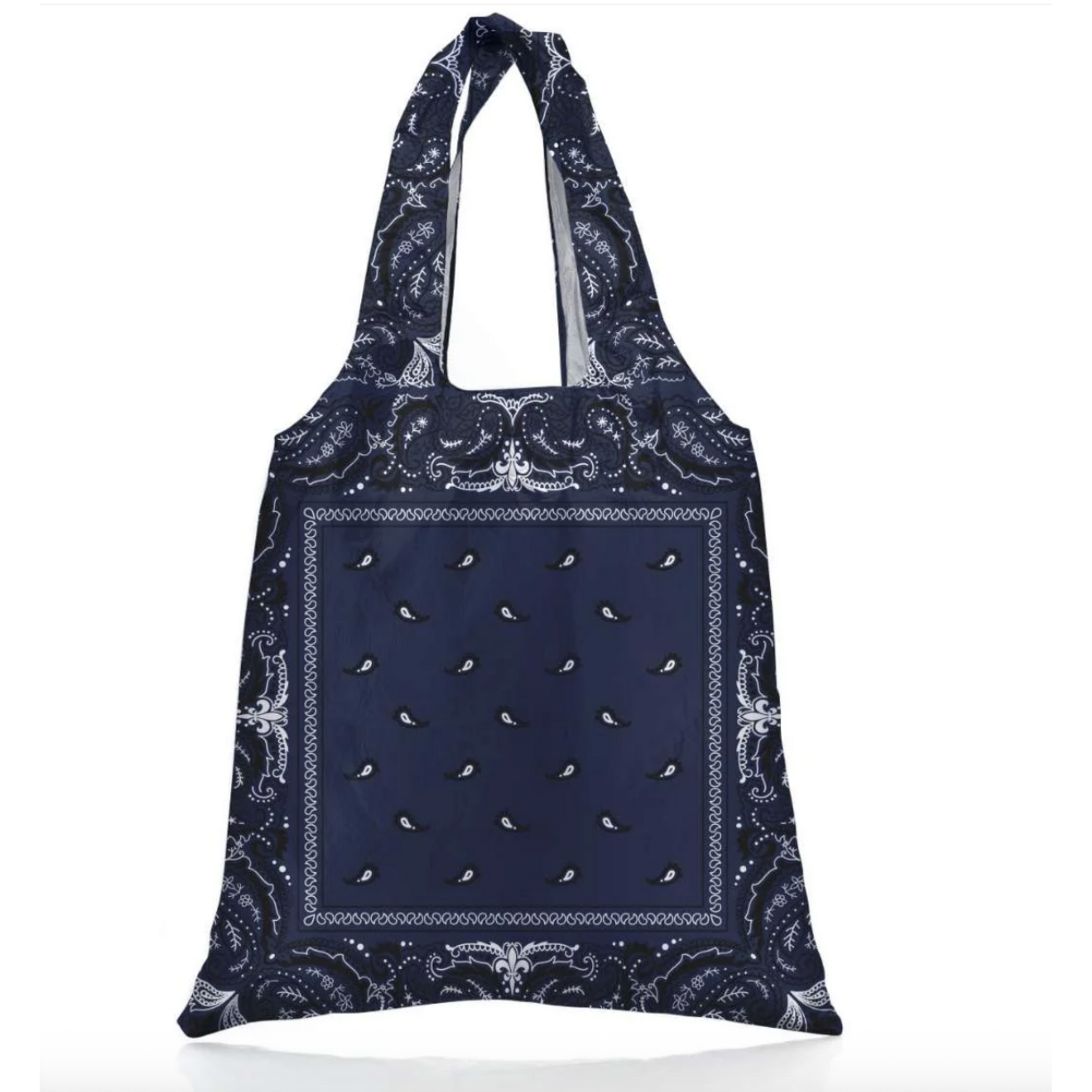 Hi, Love Carryall Tote Navy Bandana