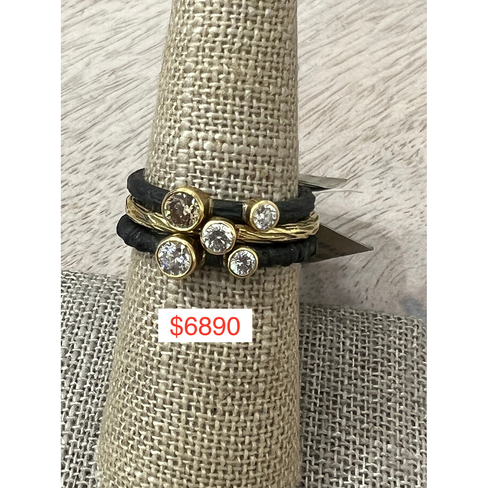 Special Order N.D. - S.G. 3 rings, necklace, S.C. earrings