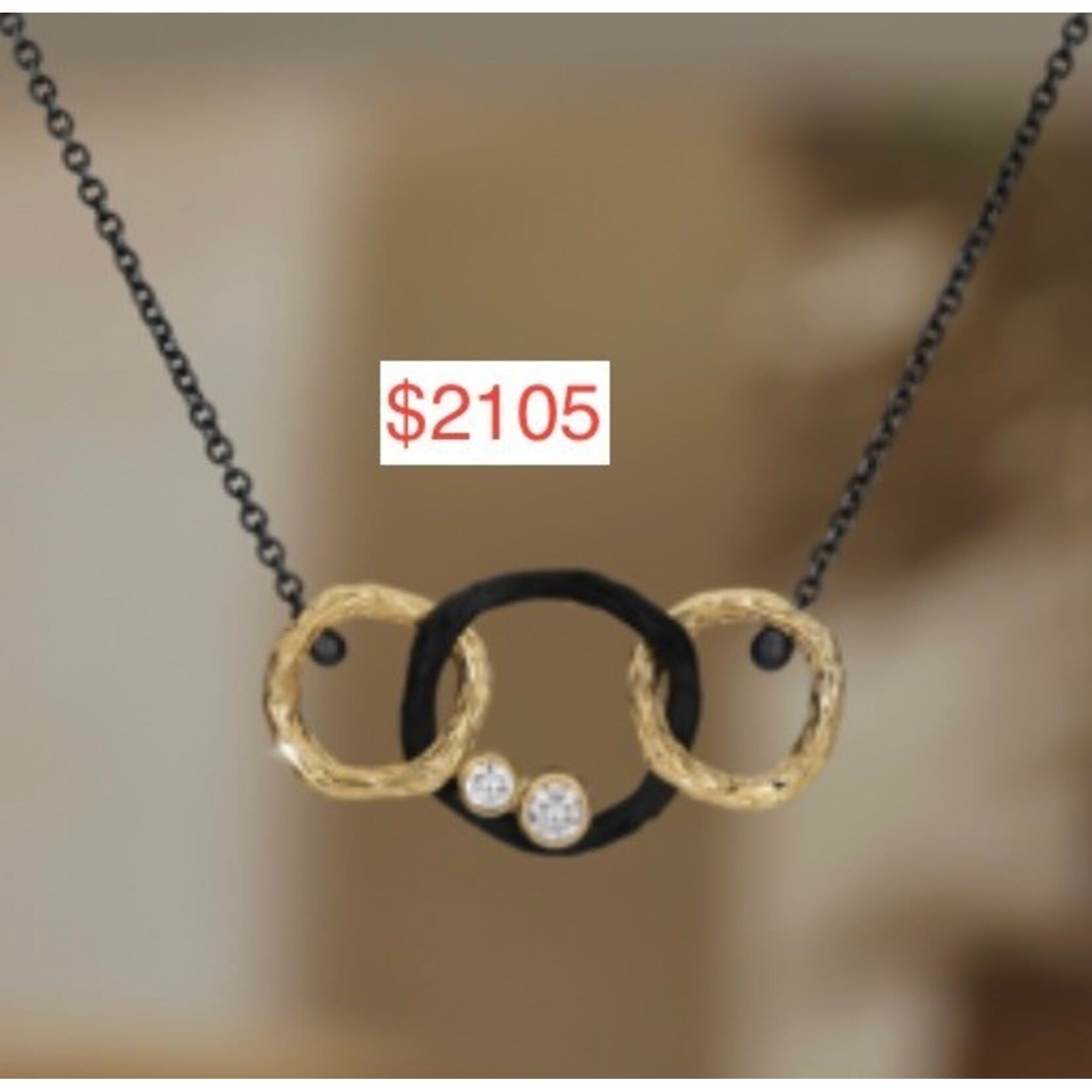 Special Order N.D. - S.G. 3 rings, necklace, S.C. earrings