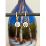 Andi Alyse 4 Carat Lab Diamond 14k Drop Huggie Earrings