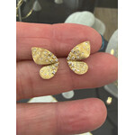 Andi Alyse 18K Diamond (.17ct) Half Wing Studs (3.44gr)