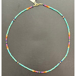 Theodosia Delicate Southwestern Necklace, 16 inches