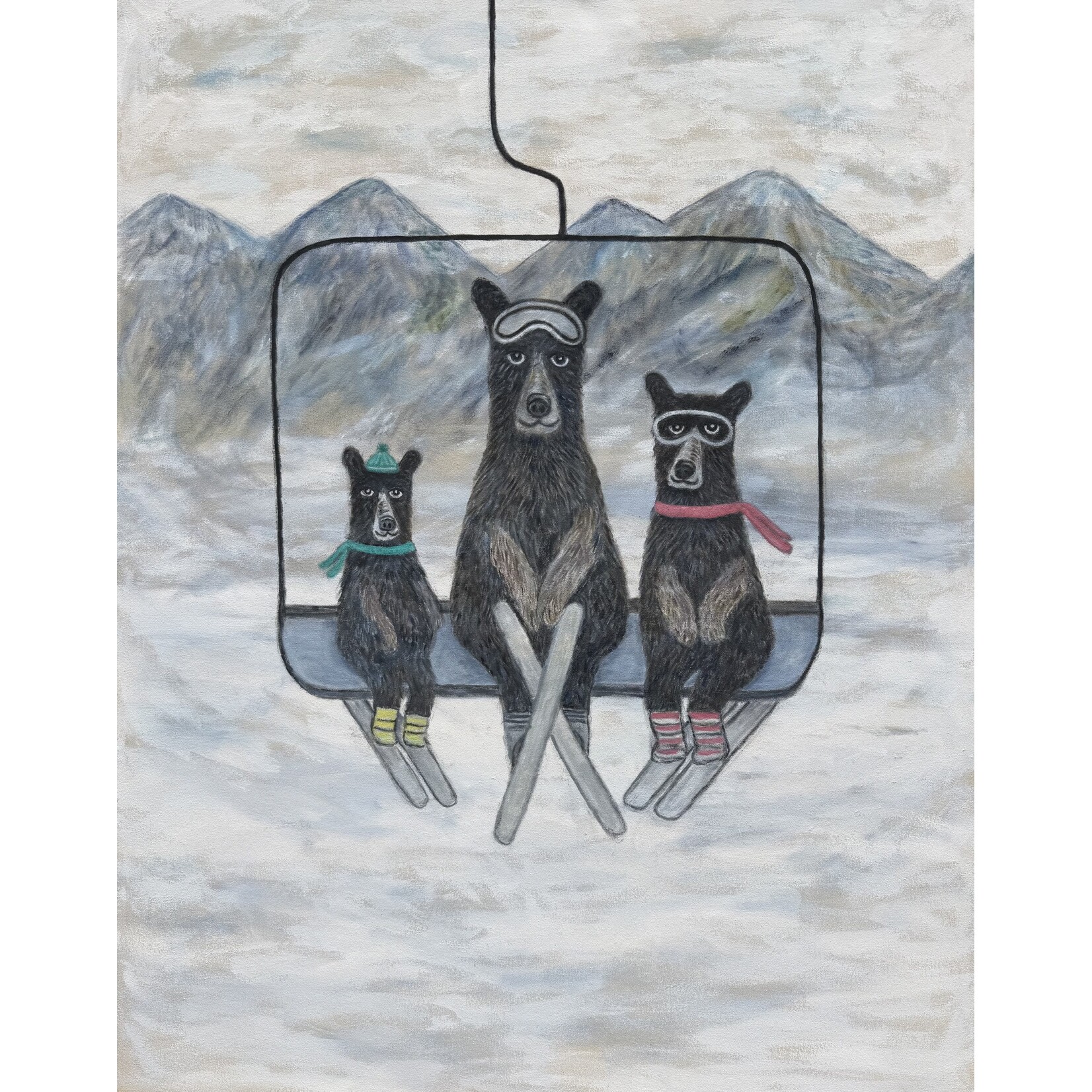 Kim Wyly "Ski You in Aspen"