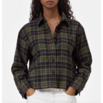 Closed Cropped Oversized Shirt