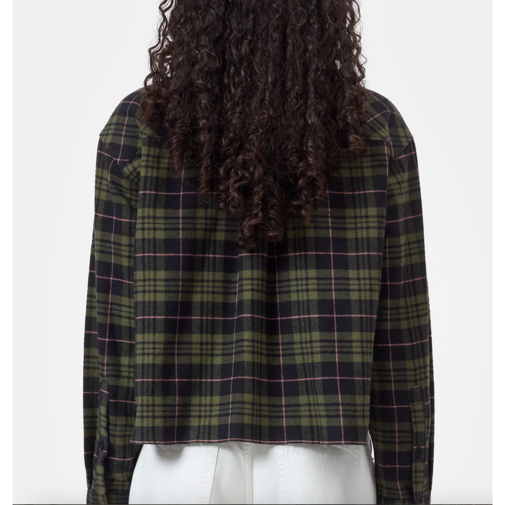 Closed Cropped Oversized Shirt