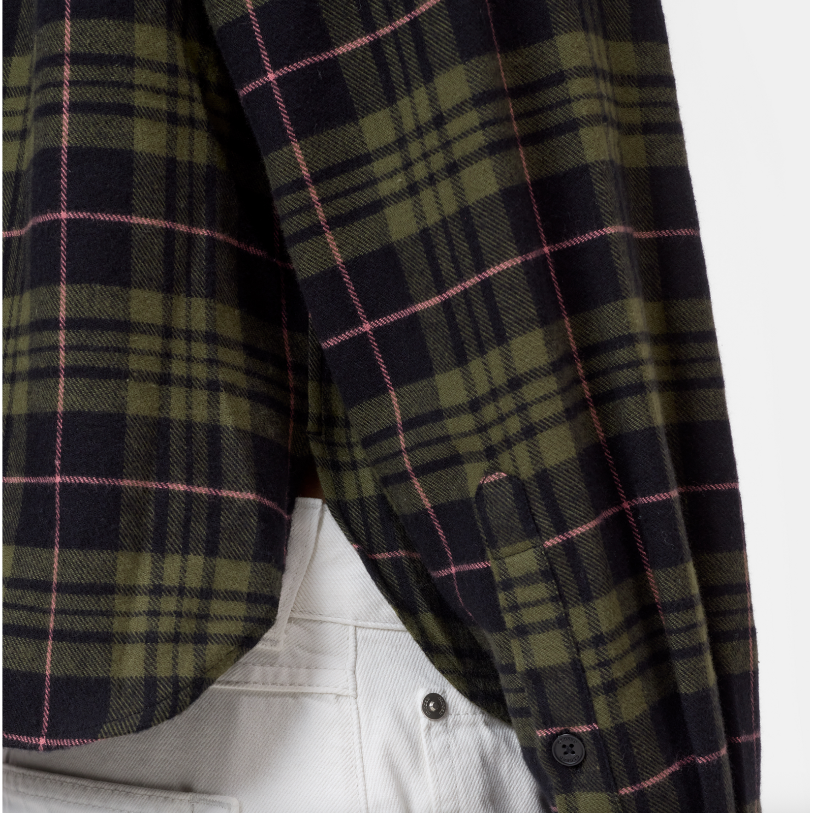 Closed Cropped Oversized Shirt