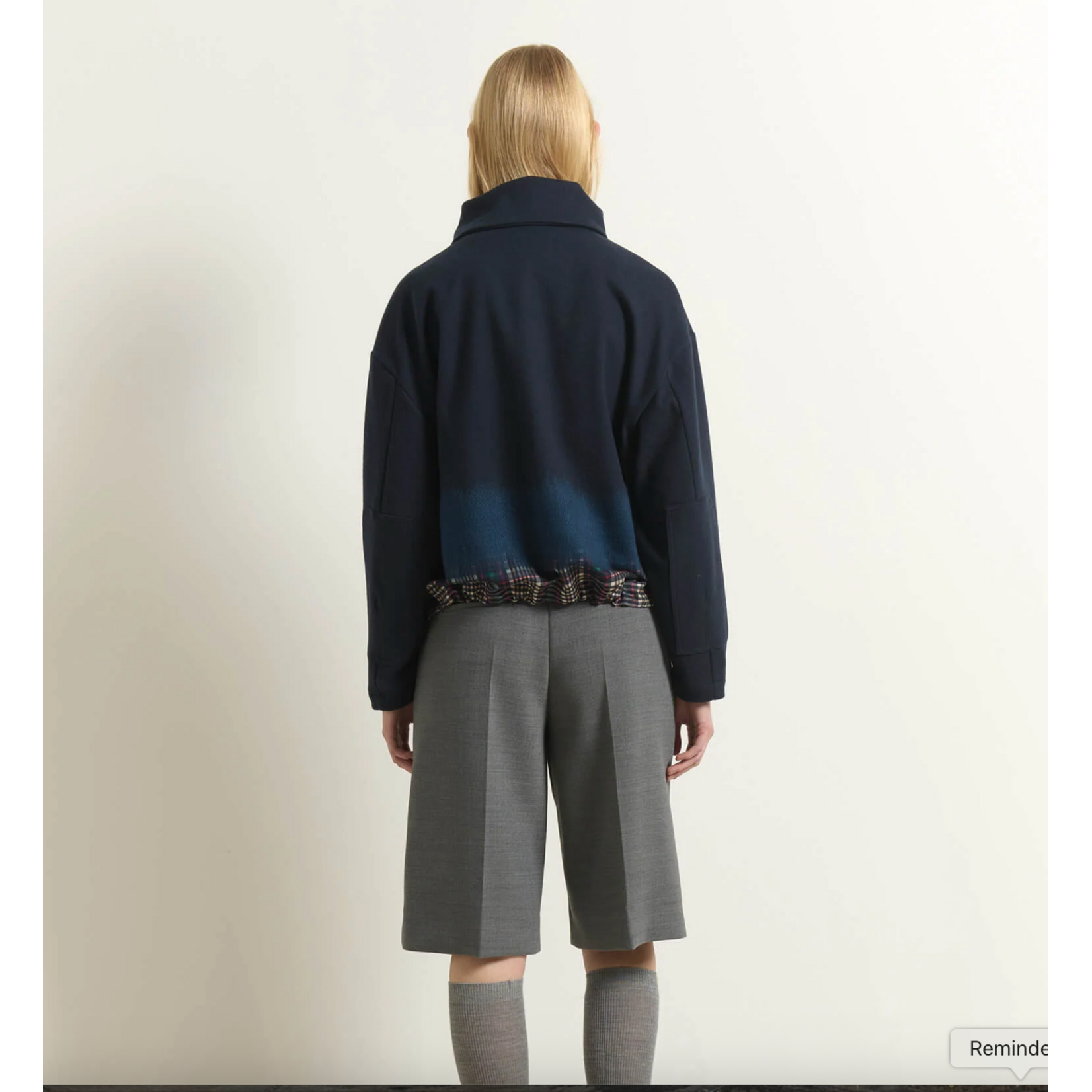 Beatrice Tartan Zip Sweatshirt