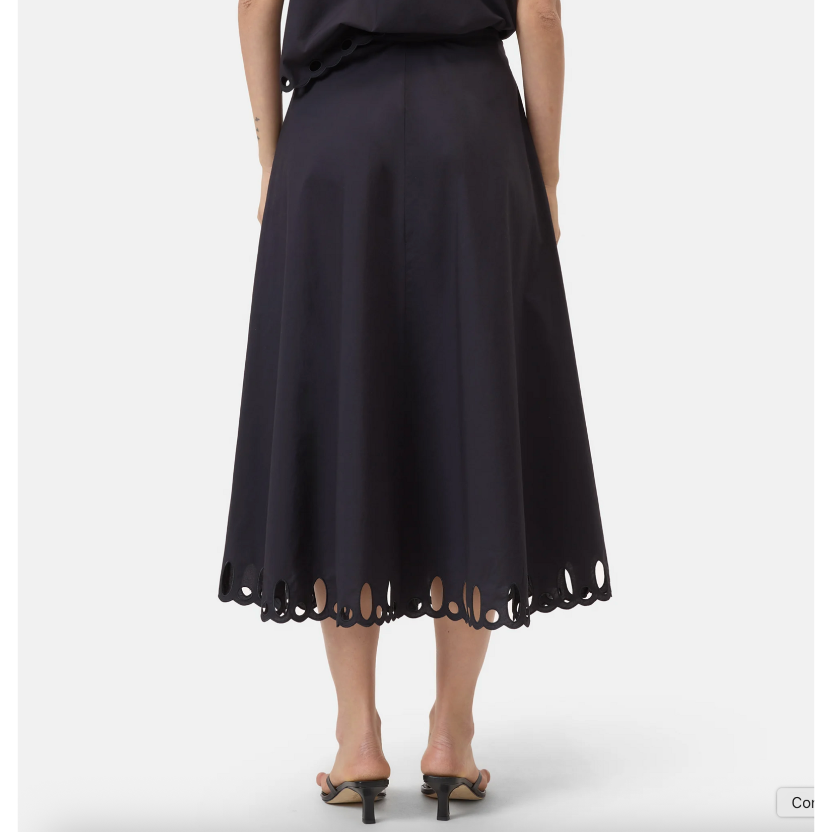 Closed Embroidered Skirt